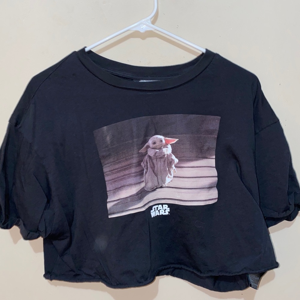 Baby Yoda crop top
